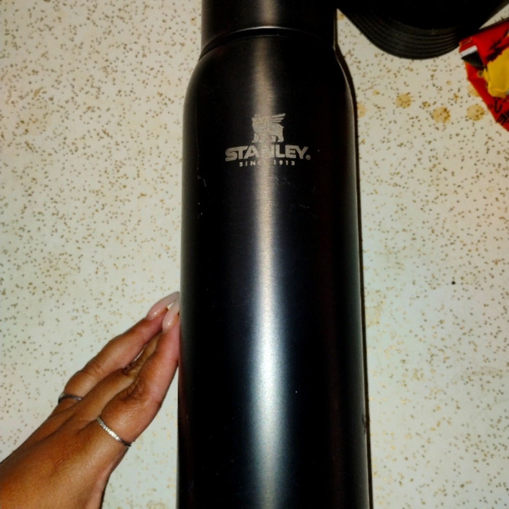 Stanley Matte Black Insulated Bottle